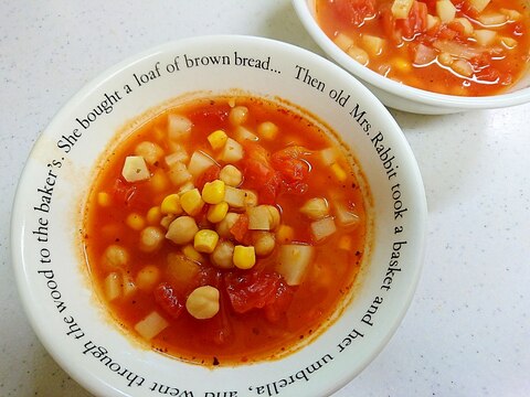 ひよこ豆スープ